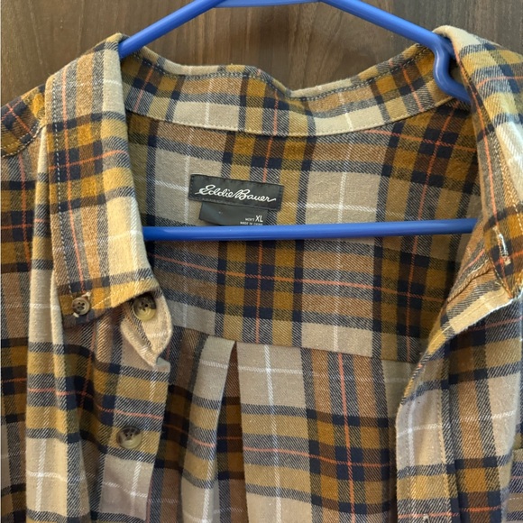Eddie Bauer Multicolor Plaid Shirt - Picture 3 of 8